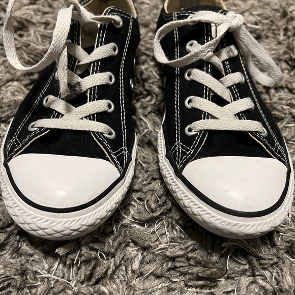Converse Chuck Taylor All Star Low Originals Black/White Youth Size 3 - Picture 4 of 7
